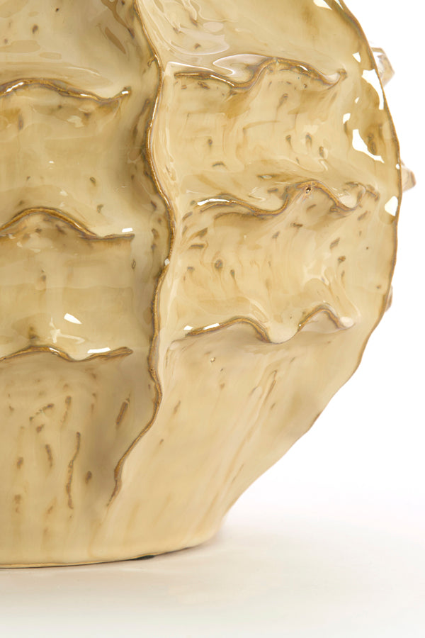 Light & Living Accessories Vase deco 30x28 cm LOSETO ceramics light brown House of Isabella UK