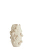 Light & Living Accessories Vase deco 30x28x45 cm CHERRY ceramics matt cream House of Isabella UK