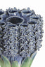 Light & Living Accessories Vase deco 30x29x32,5 cm FLOWER ceramics blue+green House of Isabella UK