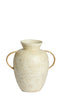 Light & Living Accessories Vase deco 30x31 cm LERI bamboo cream House of Isabella UK