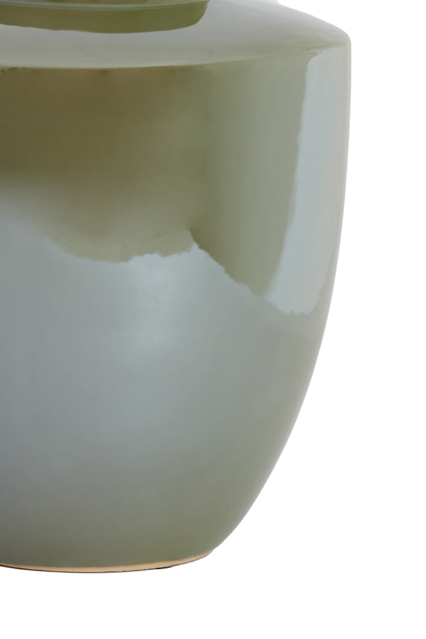 Light & Living Accessories Vase deco 30x32 cm TALEA ceramics oil light green House of Isabella UK