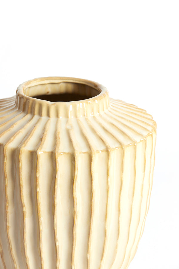 Light & Living Accessories Vase deco 30x32 cm TALEA ceramics sand-beige House of Isabella UK