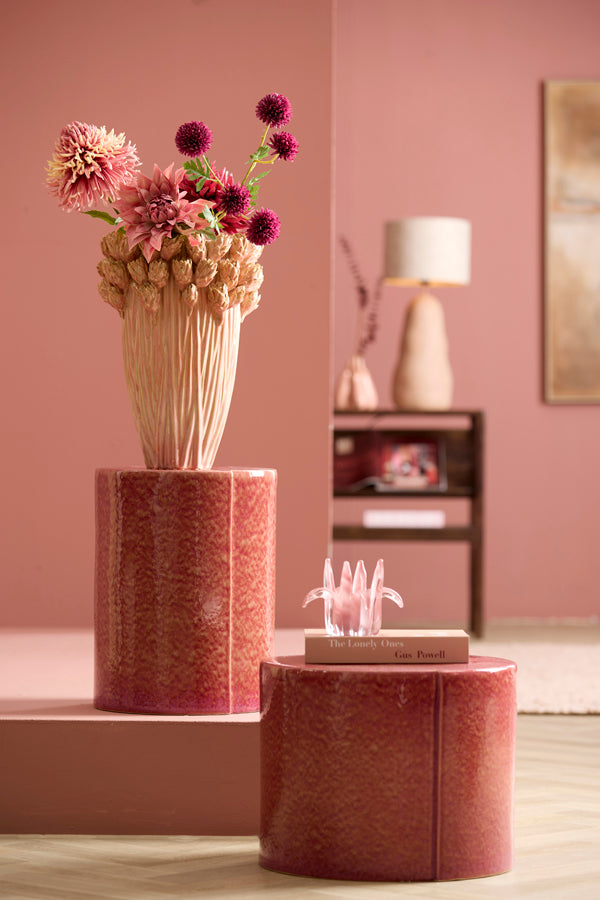 Light & Living Accessories Vase deco 30x45,5 cm FYNARA ceramics light pink House of Isabella UK