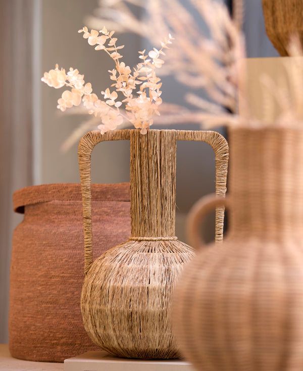 Light & Living Accessories Vase deco 30x46 cm BLENZA jute natural House of Isabella UK