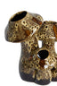 Light & Living Accessories Vase deco 31,5x20,5x27,5 cm MUSHROOM ceramics d brown+cream House of Isabella UK
