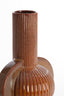 Light & Living Accessories Vase deco 31,5x21,5x38,5 cm MELNIK ceramics cognac brown House of Isabella UK