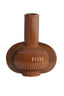 Light & Living Accessories Vase deco 31,5x21,5x38,5 cm MELNIK ceramics cognac brown House of Isabella UK