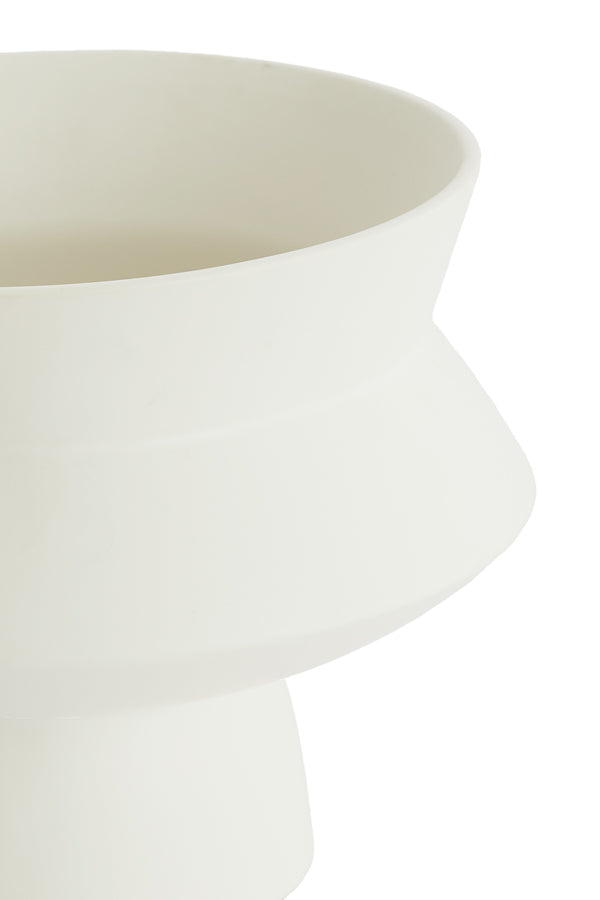 Light & Living Accessories Vase deco 31,5x23,5 cm VICENTO matt white House of Isabella UK