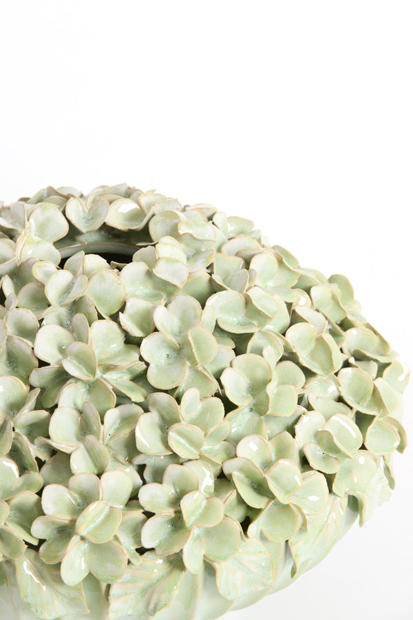 Light & Living Accessories Vase deco 31,5x23 cm LIRIEN ceramics mint green House of Isabella UK