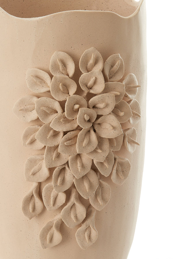 Light & Living Accessories Vase deco 31,5x27x50 cm AMIATA ceramics matt cream House of Isabella UK
