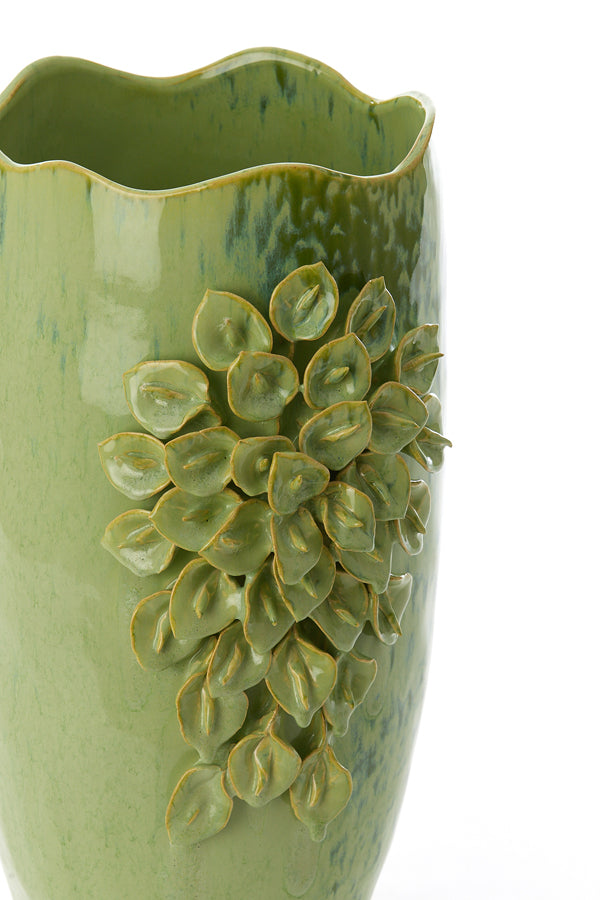 Light & Living Accessories Vase deco 31,5x27x50 cm AMIATA ceramics mint green House of Isabella UK