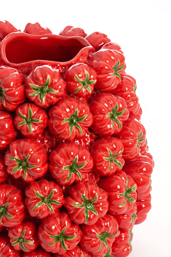Light & Living Accessories Vase deco 31,5x30,5x52 cm TAMINA ceramics red House of Isabella UK