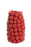 Light & Living Accessories Vase deco 31,5x30,5x52 cm TAMINA ceramics red House of Isabella UK