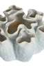 Light & Living Accessories Vase deco 31,5x30x18,5 cm DIAGO ceramics light blue+cream House of Isabella UK