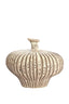 Light & Living Accessories Vase deco 31x29,5x25,5 cm NEVANO matt dark brown+cream House of Isabella UK