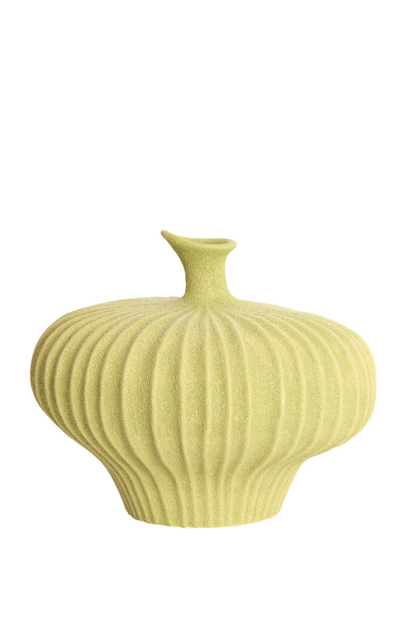 Light & Living Accessories Vase deco 31x29,5x25,5 cm NEVANO matt green House of Isabella UK