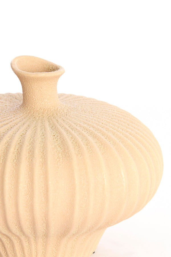 Light & Living Accessories Vase deco 31x29,5x25,5 cm NEVANO matt peach House of Isabella UK