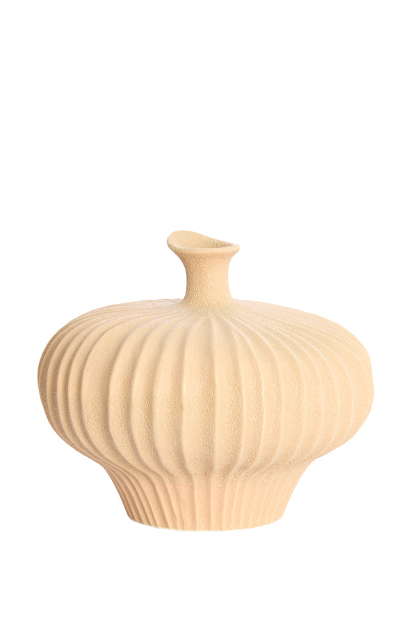 Light & Living Accessories Vase deco 31x29,5x25,5 cm NEVANO matt peach House of Isabella UK