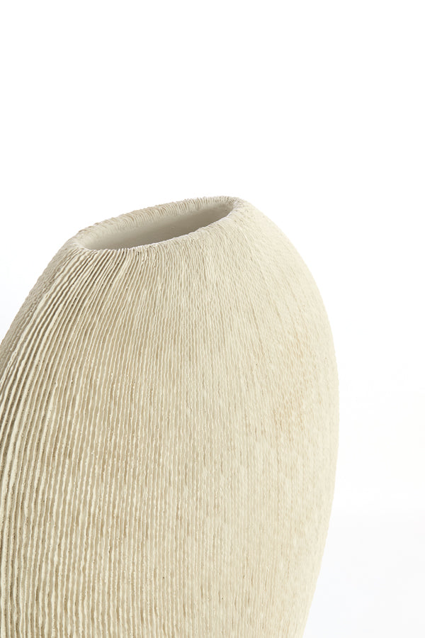 Light & Living Accessories Vase deco 31x30x30,5 cm BUBIO cream House of Isabella UK