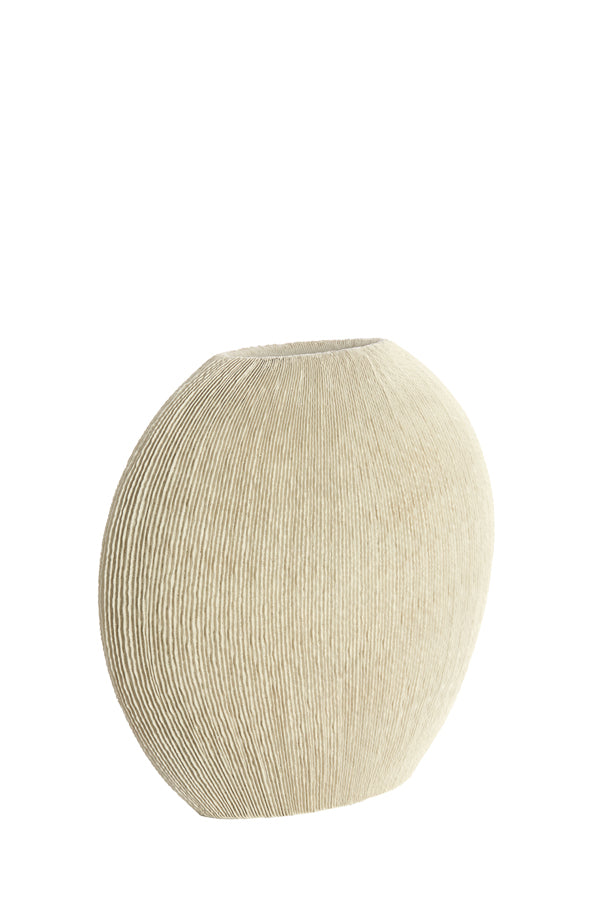 Light & Living Accessories Vase deco 31x30x30,5 cm BUBIO cream House of Isabella UK