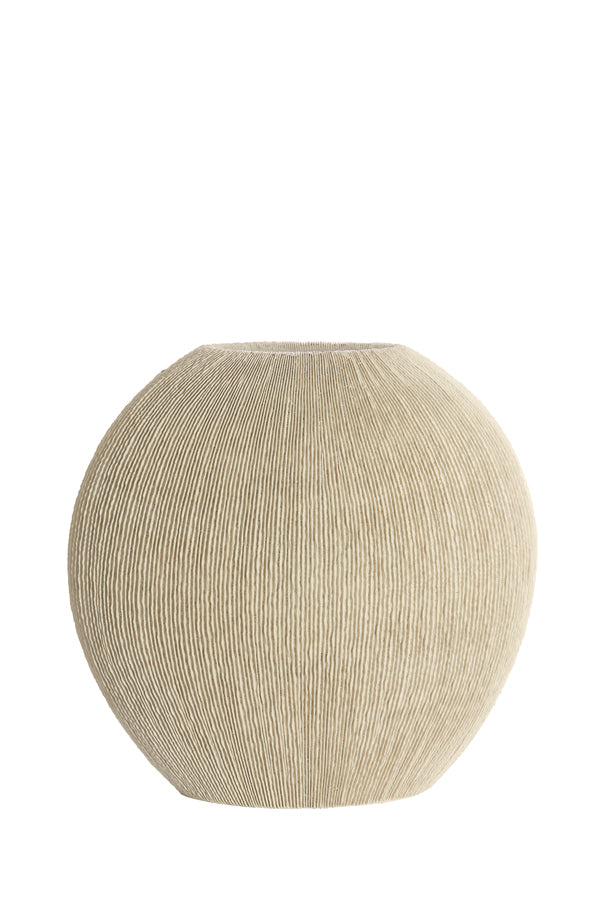 Light & Living Accessories Vase deco 31x30x30,5 cm BUBIO cream House of Isabella UK