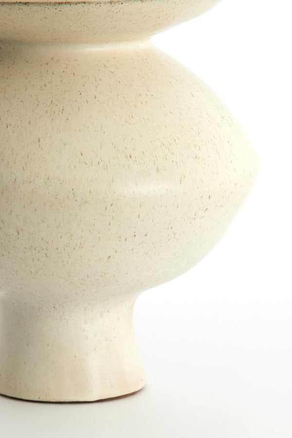 Light & Living Accessories Vase deco 31x33,5 cm AJUDA matt cream-sand House of Isabella UK