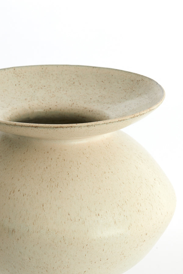 Light & Living Accessories Vase deco 31x33,5 cm AJUDA matt cream-sand House of Isabella UK