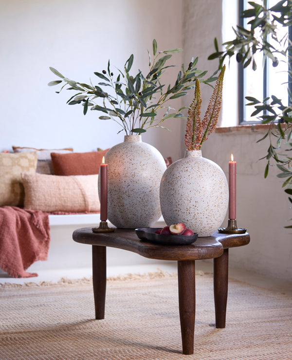 Light & Living Accessories Vase deco 31x41 cm ORXETA terrazzo cream House of Isabella UK