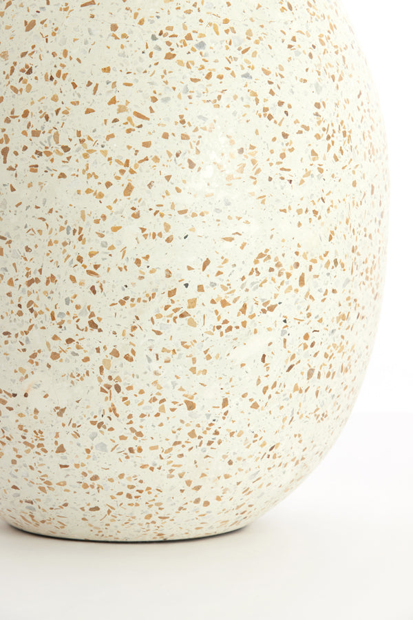 Light & Living Accessories Vase deco 31x41 cm ORXETA terrazzo cream House of Isabella UK