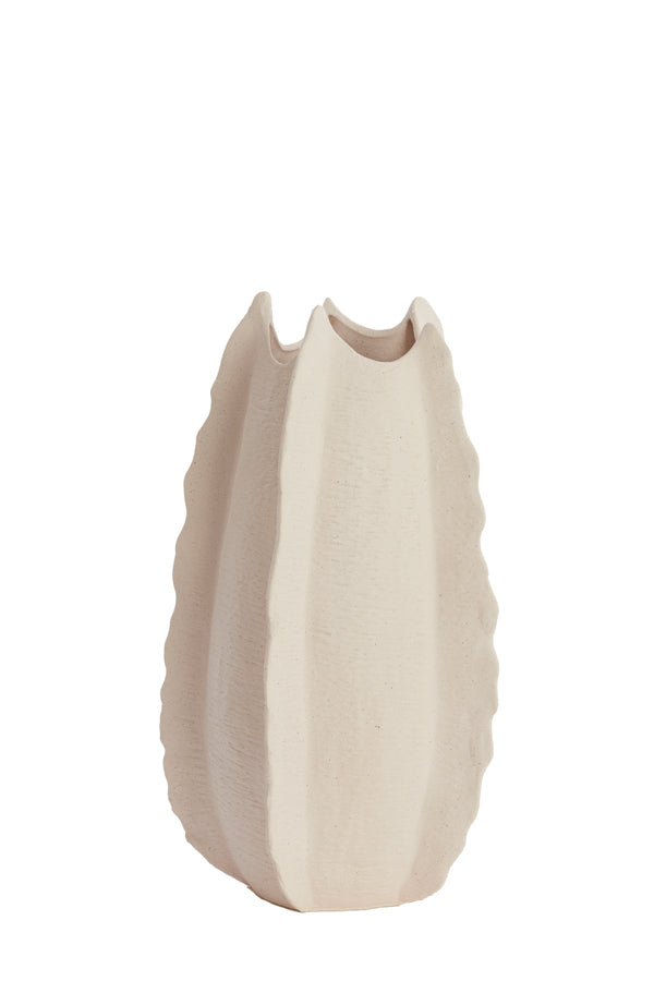 Light & Living Accessories Vase deco 31x53 cm KELAPA ceramics cream House of Isabella UK