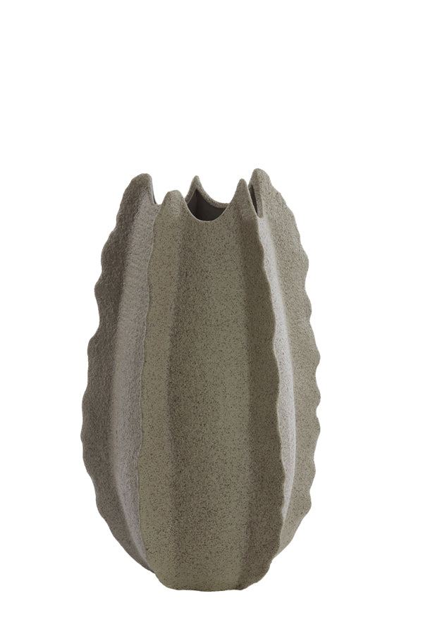 Light & Living Accessories Vase deco 31x53 cm KELAPA ceramics grey green House of Isabella UK