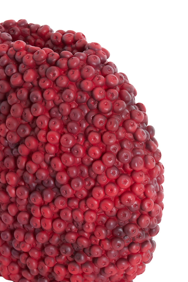 Light & Living Accessories Vase deco 32x18x27,5 cm BERRIES burgundy House of Isabella UK