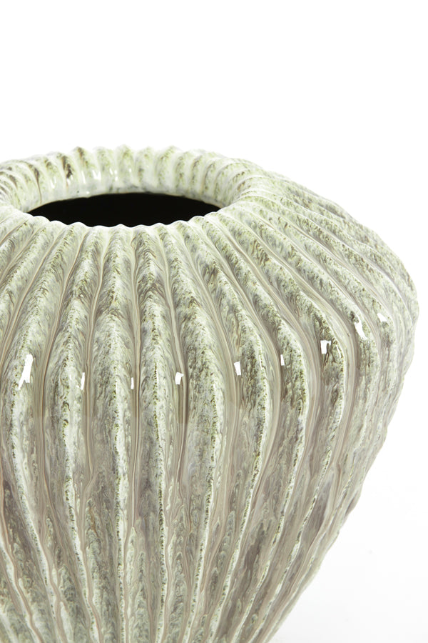 Light & Living Accessories Vase deco 32x28 cm CACTI shiny mint green House of Isabella UK