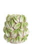 Light & Living Accessories Vase deco 32x31,5x36,5 cm CARAMBOLA ceramics cream+green House of Isabella UK