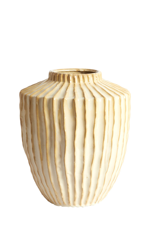 Light & Living Accessories Vase deco 32x40 cm TALEA ceramics sand-beige House of Isabella UK