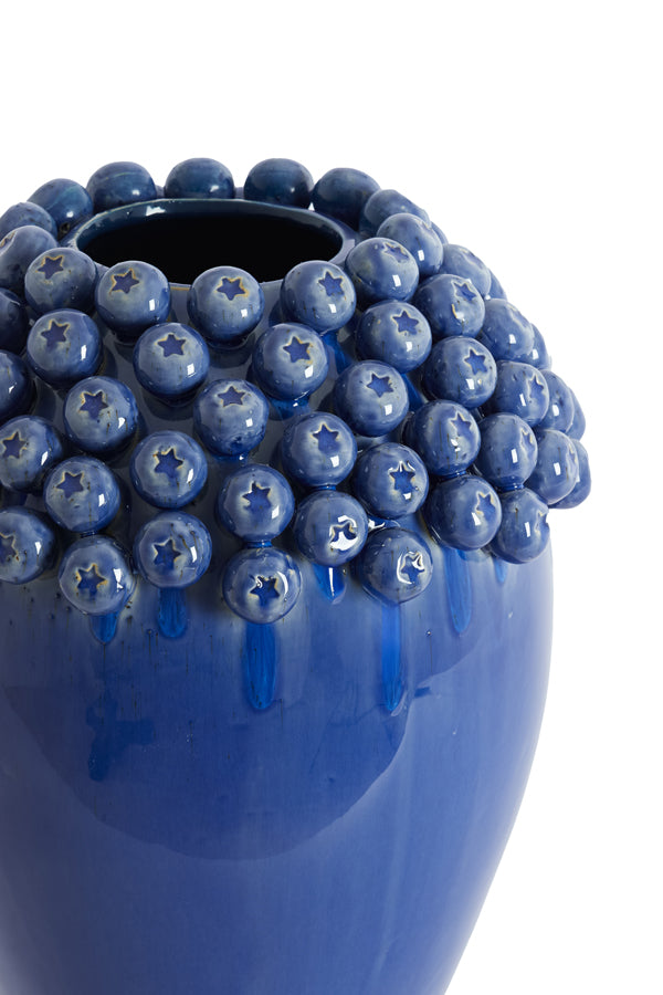 Light & Living Accessories Vase deco 32x43,5 cm LOVRO ceramics dark blue House of Isabella UK