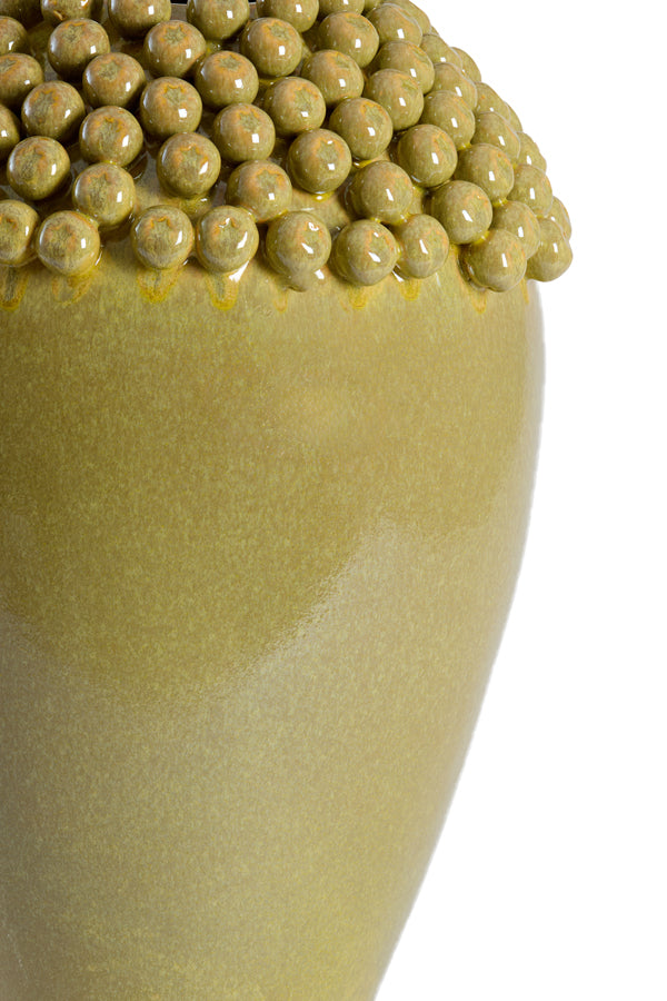 Light & Living Accessories Vase deco 32x43,5 cm LOVRO ceramics olive green-brown House of Isabella UK