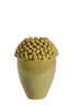 Light & Living Accessories Vase deco 32x43,5 cm LOVRO ceramics olive green-brown House of Isabella UK