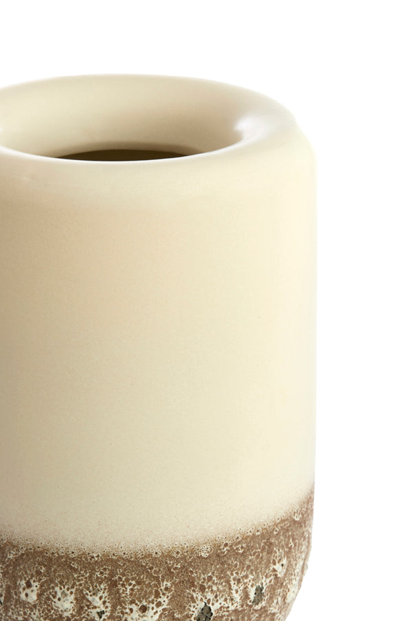 Light & Living Accessories Vase deco 32x50 cm ISAURA ceramics cream+brown House of Isabella UK