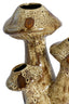 Light & Living Accessories Vase deco 33,5x28,35x40,5 cm MUSHROOM ceramics d brown+cream House of Isabella UK