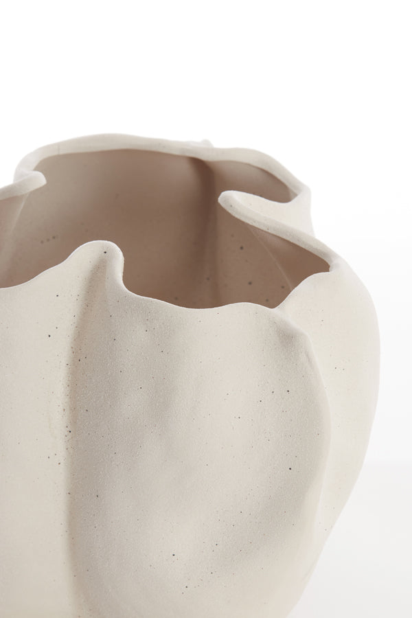Light & Living Accessories Vase deco 33,5x33x22,5 cm SANGULI ceramics cream House of Isabella UK