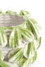 Light & Living Accessories Vase deco 33,5x33x23 cm CARAMBOLA ceramics cream+green House of Isabella UK