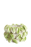 Light & Living Accessories Vase deco 33,5x33x23 cm CARAMBOLA ceramics cream+green House of Isabella UK