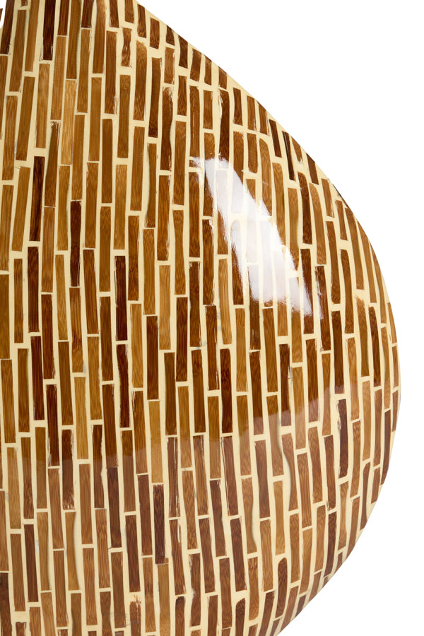 Light & Living Accessories Vase deco 33x13x38 cm LORCA bamboo brown House of Isabella UK