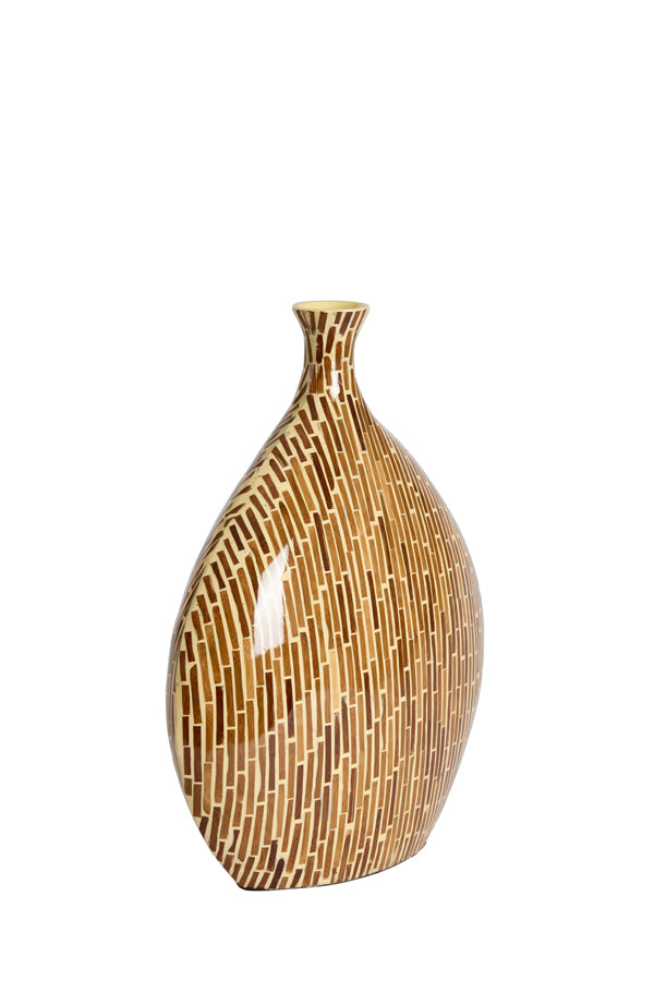 Light & Living Accessories Vase deco 33x13x38 cm LORCA bamboo brown House of Isabella UK