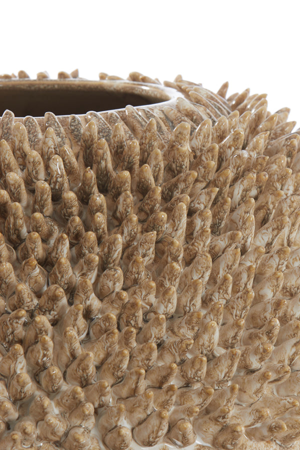 Light & Living Accessories Vase deco 33x32x47,5 cm SANGKU ceramics taupe House of Isabella UK