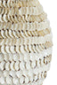 Light & Living Accessories Vase deco 33x35 cm SARRIA bamboo+shell cream House of Isabella UK