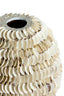 Light & Living Accessories Vase deco 33x35 cm SARRIA bamboo+shell cream House of Isabella UK