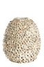 Light & Living Accessories Vase deco 33x35 cm UBATE bamboo+shell cream+brown House of Isabella UK