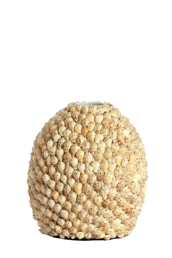 Light & Living Accessories Vase deco 33x37 cm SHELL cream-sand House of Isabella UK